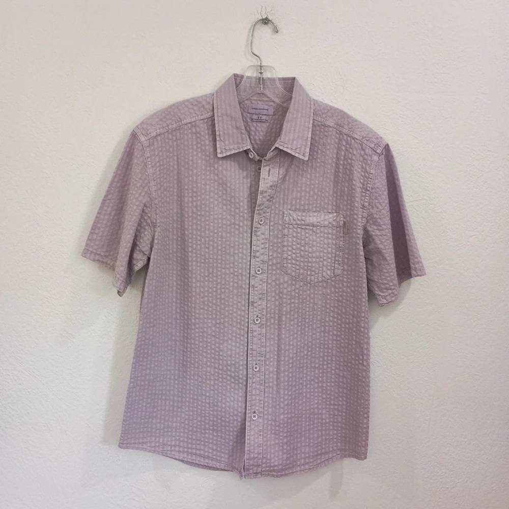 H&M Men's Light Purple Casual Button Down Shirt
